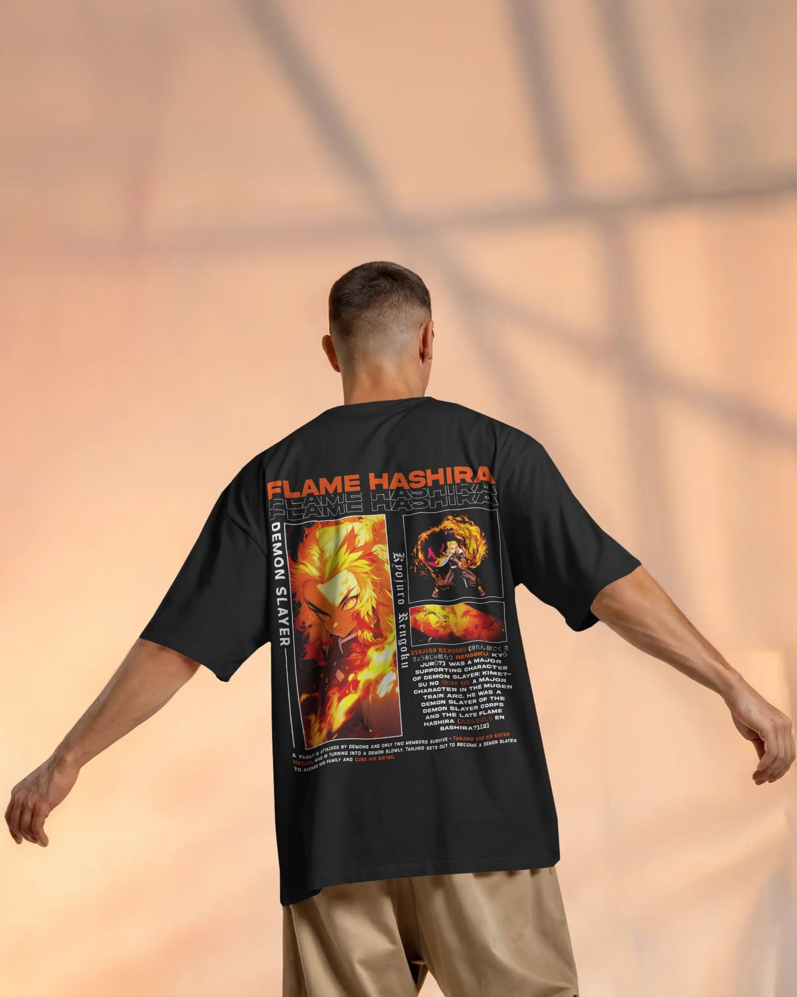 Kyojuro Rengoku Unisex Oversized Standard T-Shirt