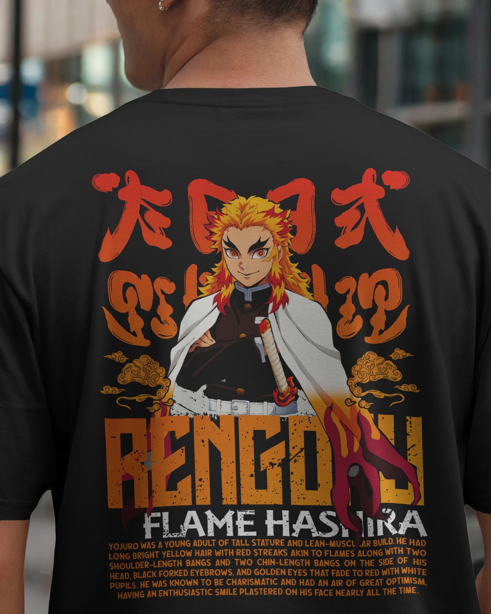 Kyojuro Rengoku Limited Edition Oversized Standard T-Shirt