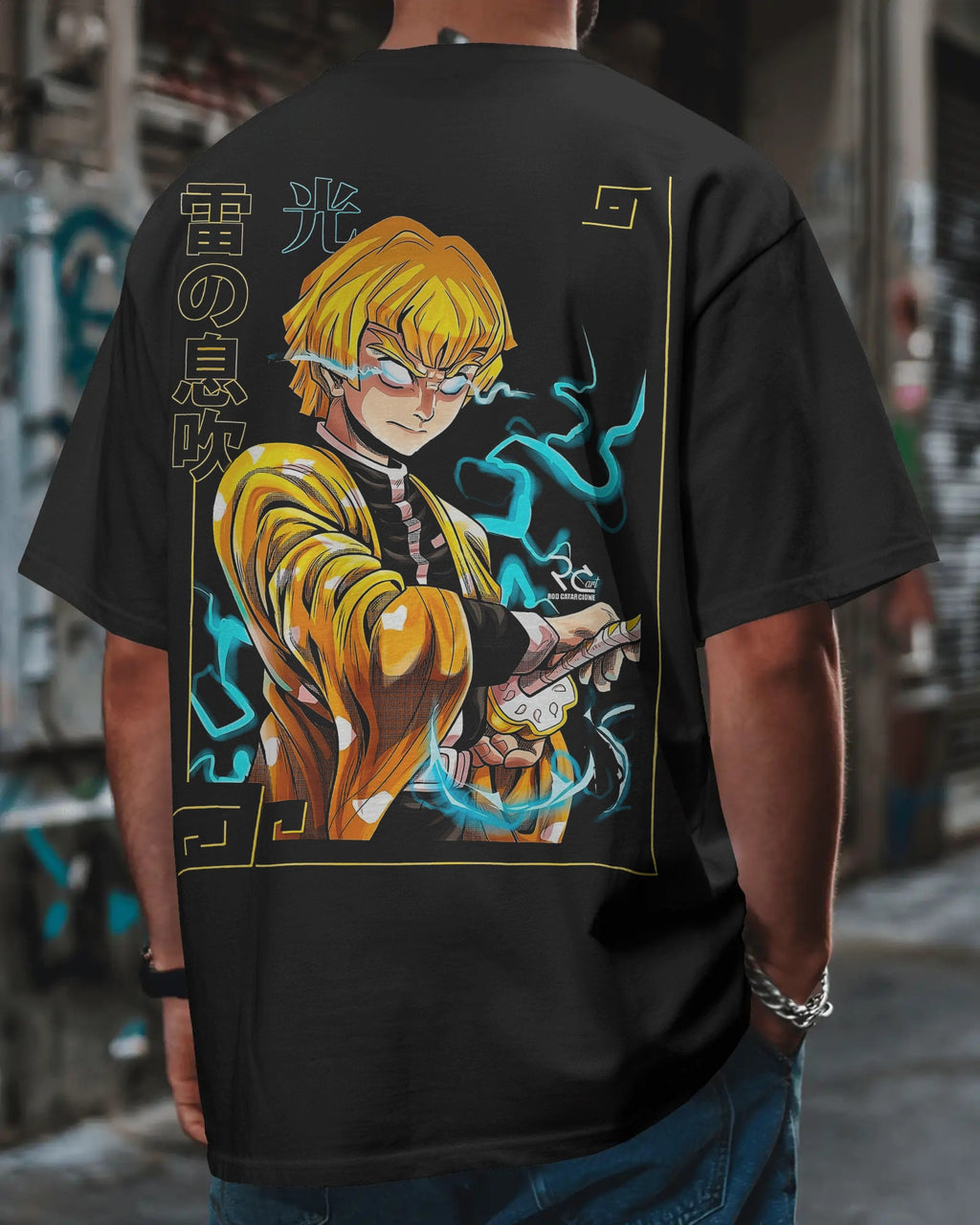 Zenitsu Agatsuma  Oversized Standard T-Shirt